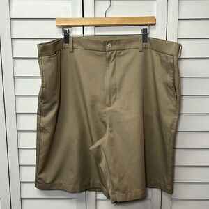 Ben Hogan Performance Flat Front Golf Shorts Size 44 Khaki